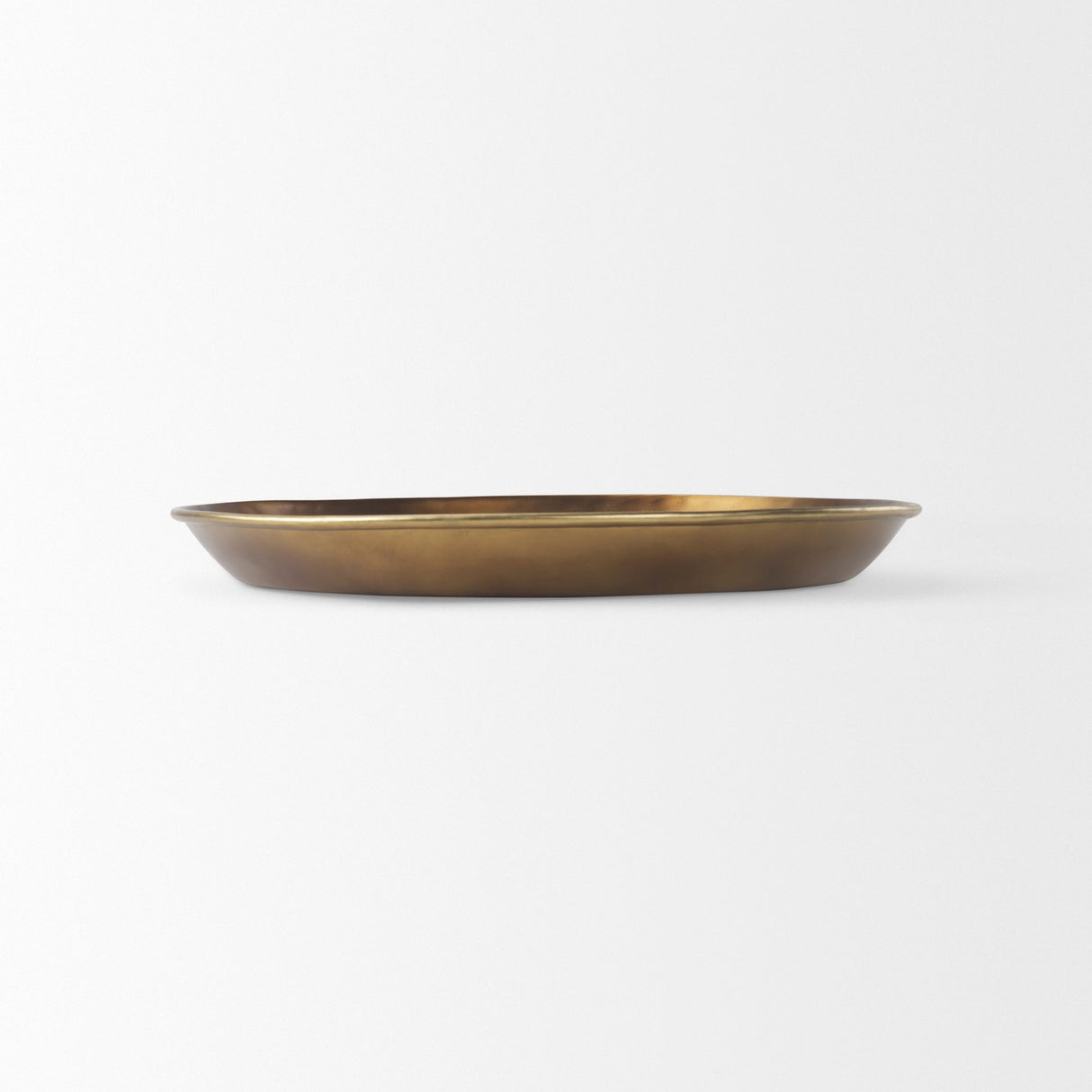 Eagan 20.0L x 20.0W x 1.8H Brass Aluminium Tray Medium by Mercana at Eve Furniture
