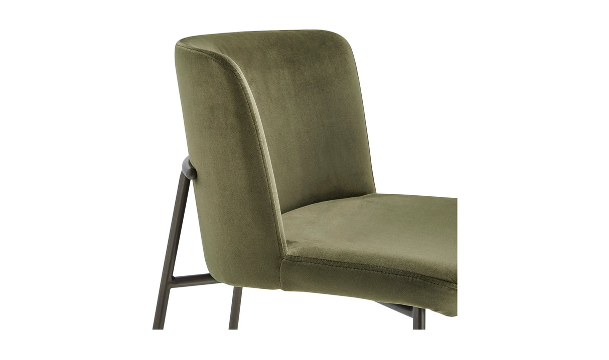 Early Counter Stool Faux Green Mohair by Moe's Home at Eve Furniture