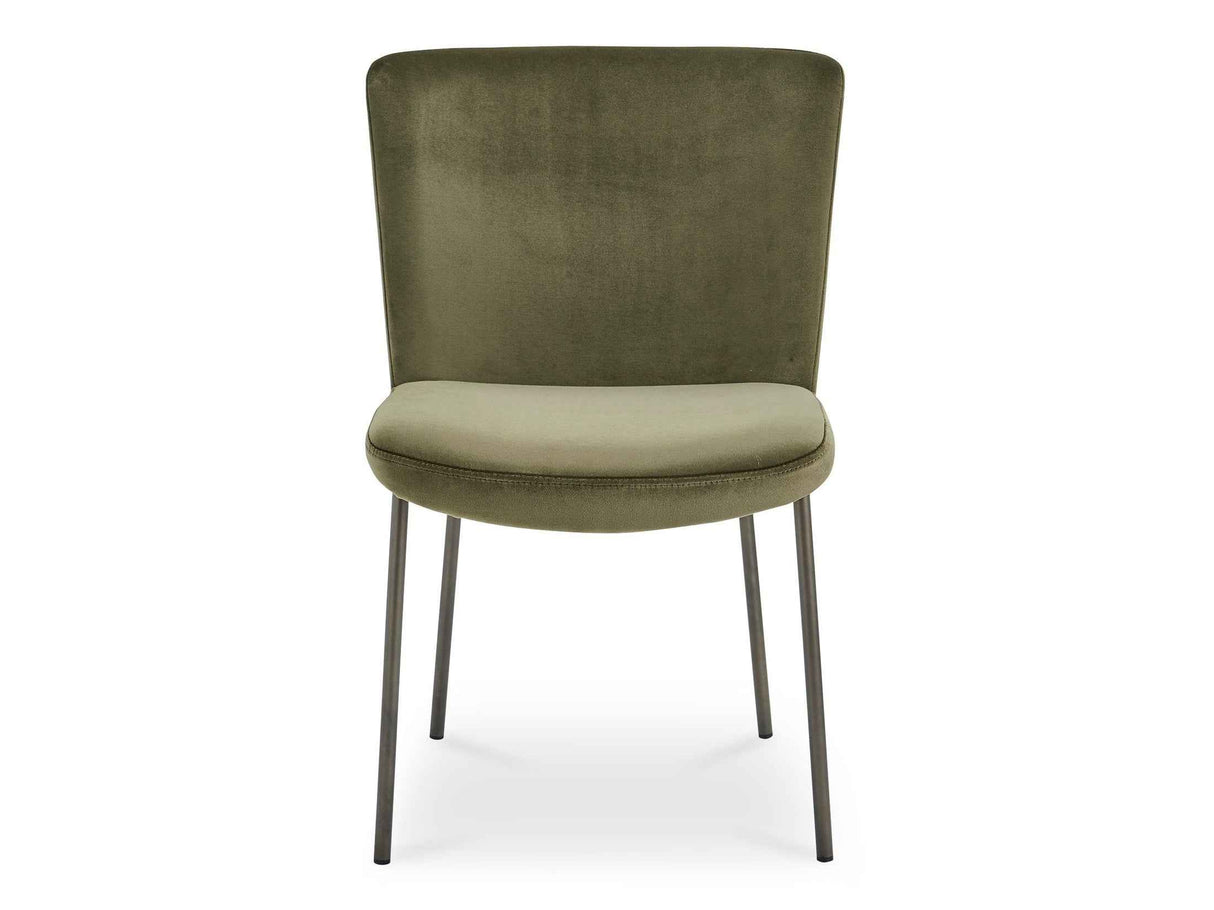 Early Green Dining Chair Mohair (Set of 2)