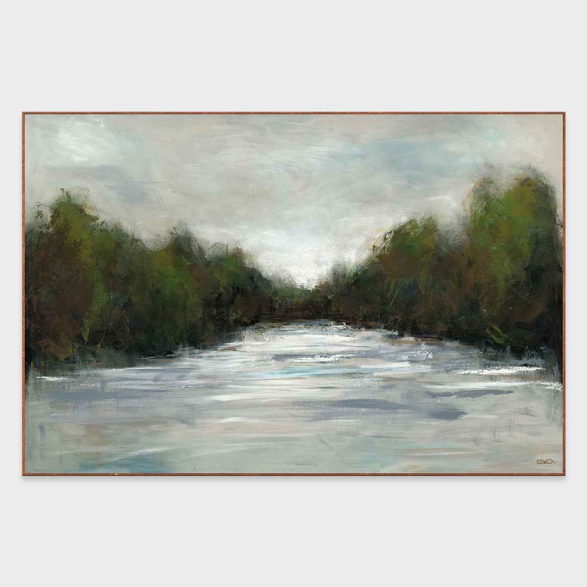 Early Morning Green Painting Art by Buddy Whitlock by Classic Home at Eve Furniture