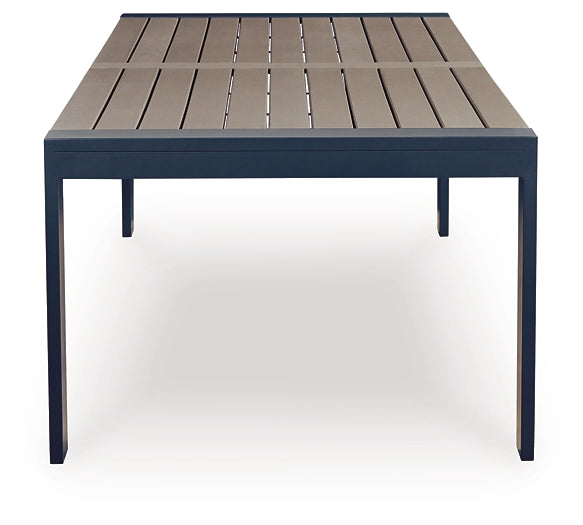 East Beach Rectangular Dining Table w/UMB OPT by Ashley at Eve Furniture