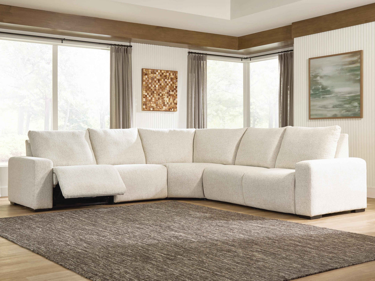 East Loft Chai 5-Piece Power Reclining Sectional by Ashley at Eve Furniture