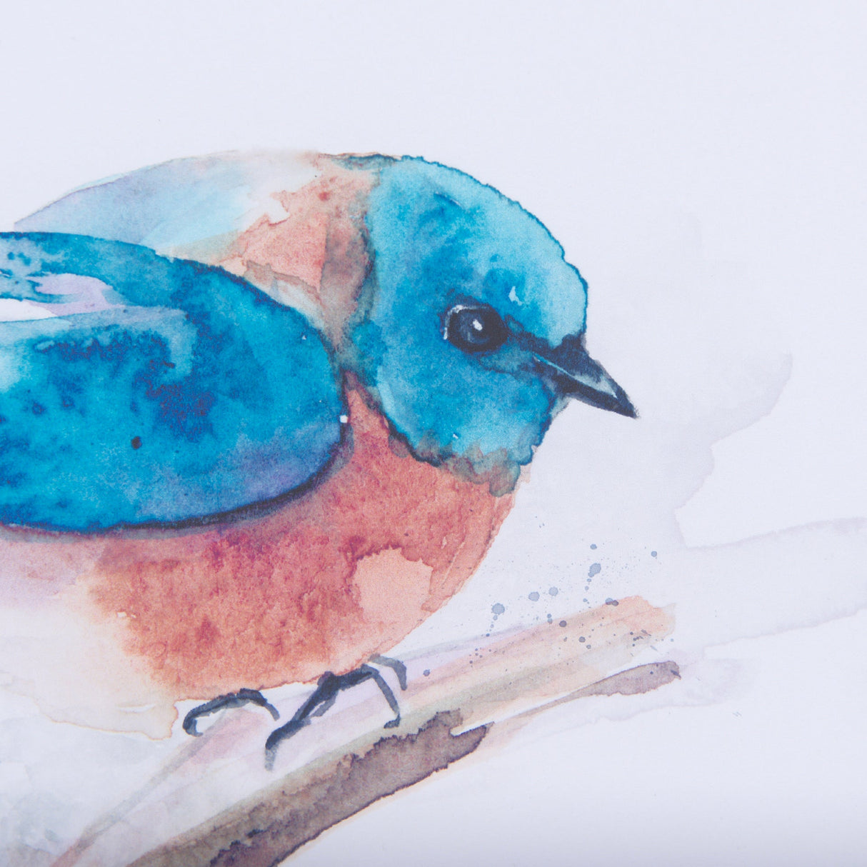 Eastern Blue IV by Mercana Studio a Hand Embellished Textured Framed Art Print Matted under Glass by Mercana at Eve Furniture