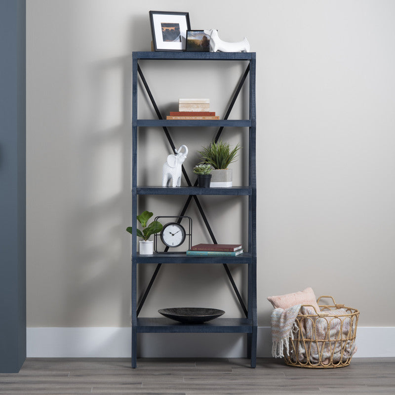 Eastline Blue Etagere by Crestview at Eve Furniture