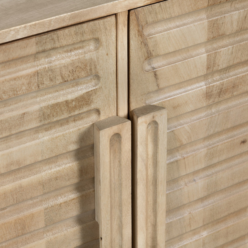 Easton Brown Four-Door Sideboard by Crestview at Eve Furniture