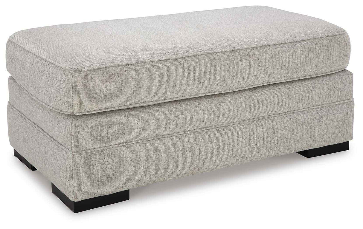 Eastonbridge Shadow Sofa Chaise and Ottoman by Ashley at Eve Furniture