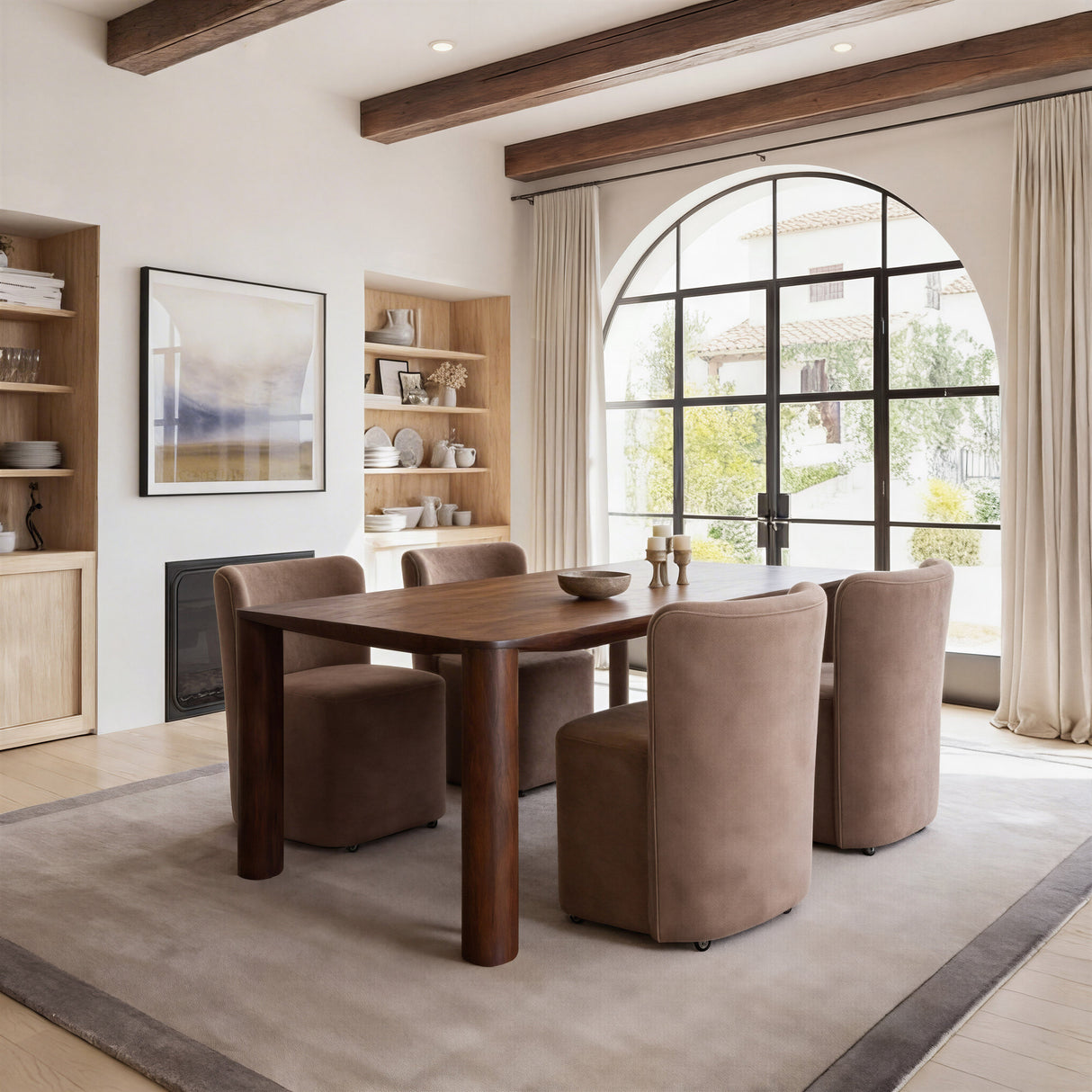 Eazy Espresso Dining Table by Zuomod at Eve Furniture