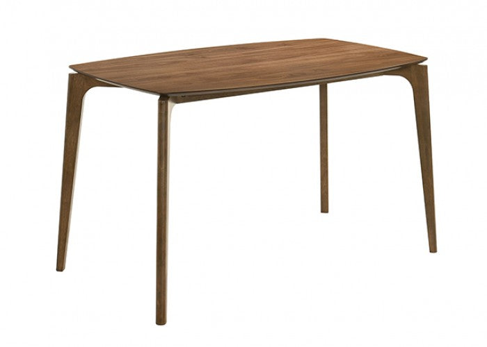 Ebikon Walnut 5-Piece Counter Table Set by Furniture of America at Eve Furniture