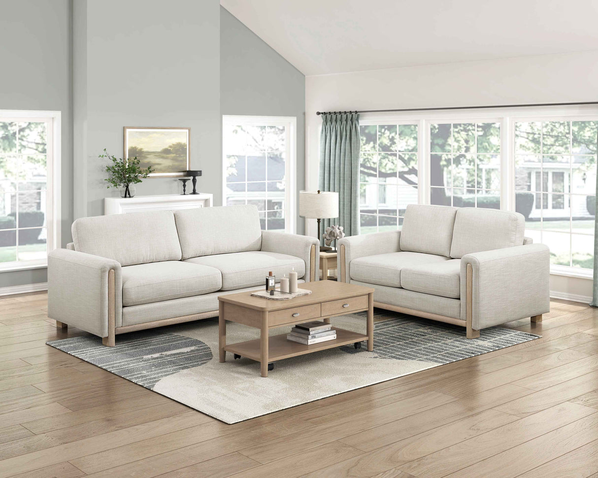 Echo Beige 3-Piece Living Room Set by Homelegance at Eve Furniture