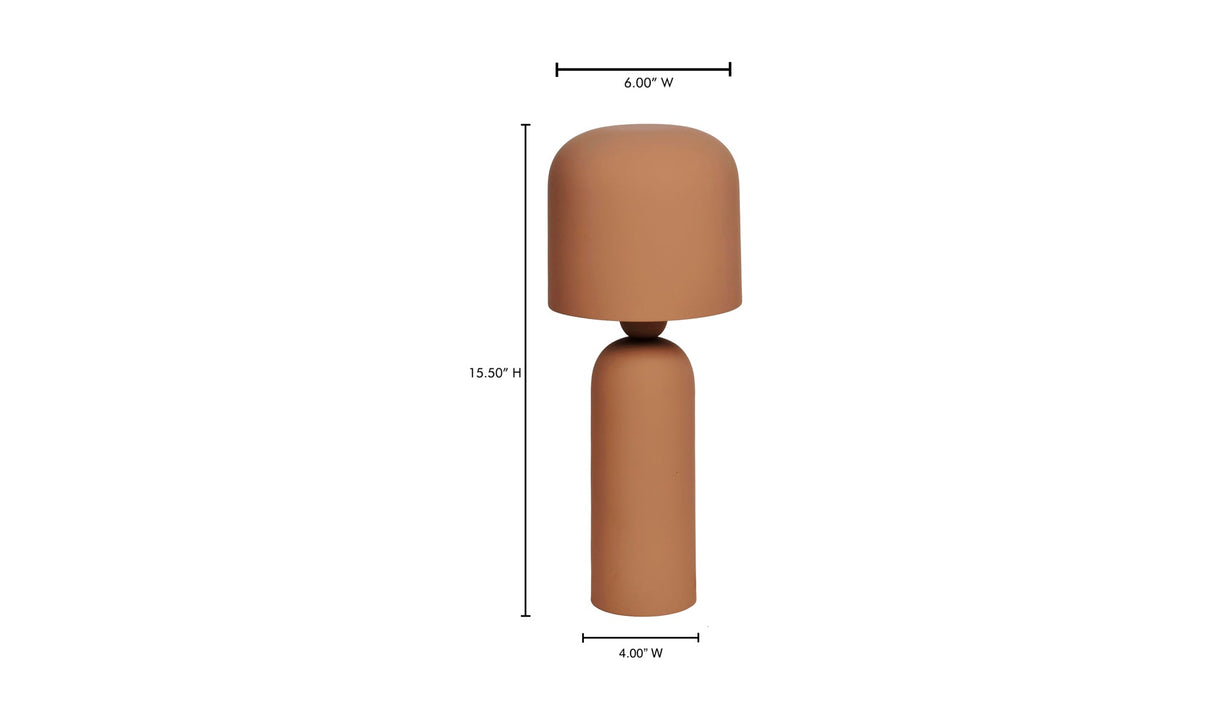 Echo Lamp Terracotta by Moe's Home at Eve Furniture