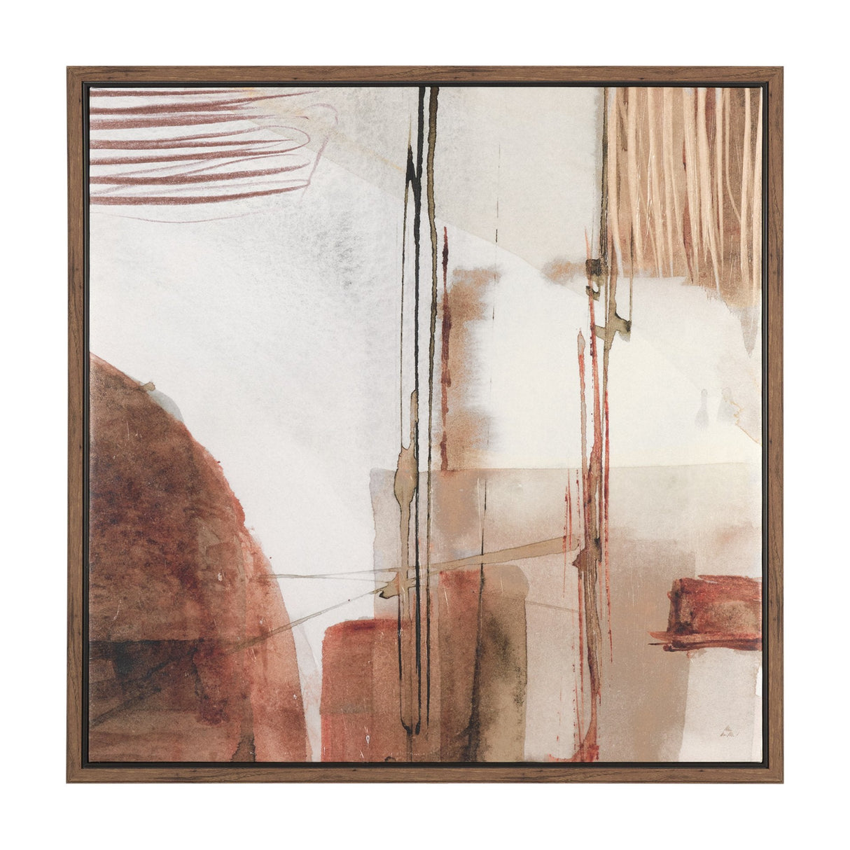 Echoes in Balance II by Mercana Studio Hand-Embellished Textured Framed Canvas Artwork by Mercana at Eve Furniture