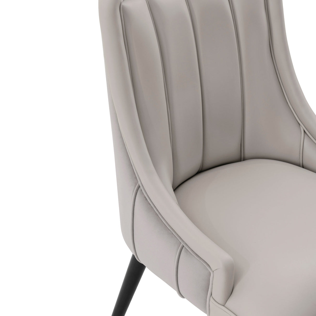 Eda Dining Chair in Grey by Manhattan Comfort at Eve Furniture