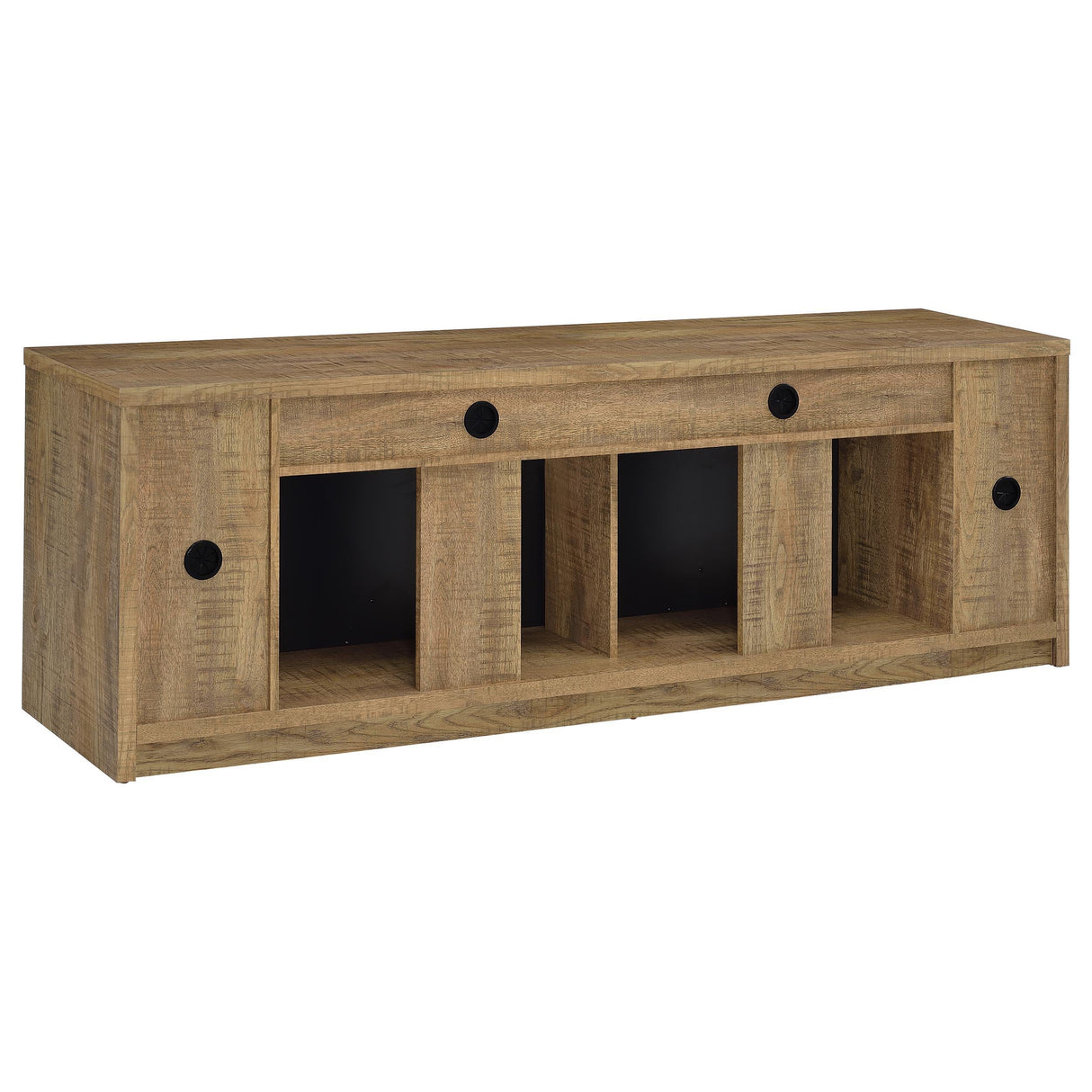 Eddy Mango 79-inch 2-Door TV Stand Fireplace Media Console by Coaster at Eve Furniture