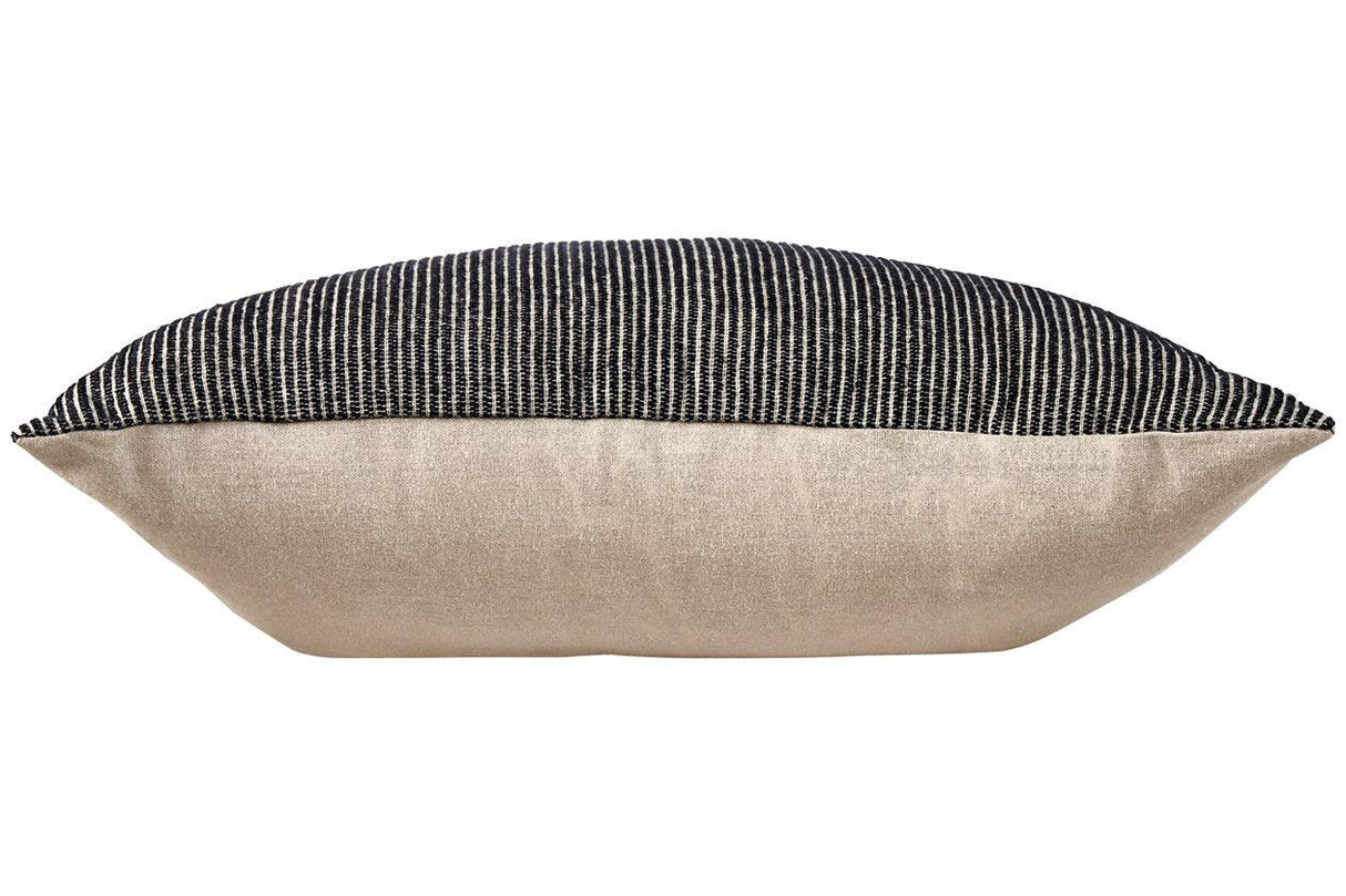 Edelmont Black/Linen Pillow by Ashley at Eve Furniture