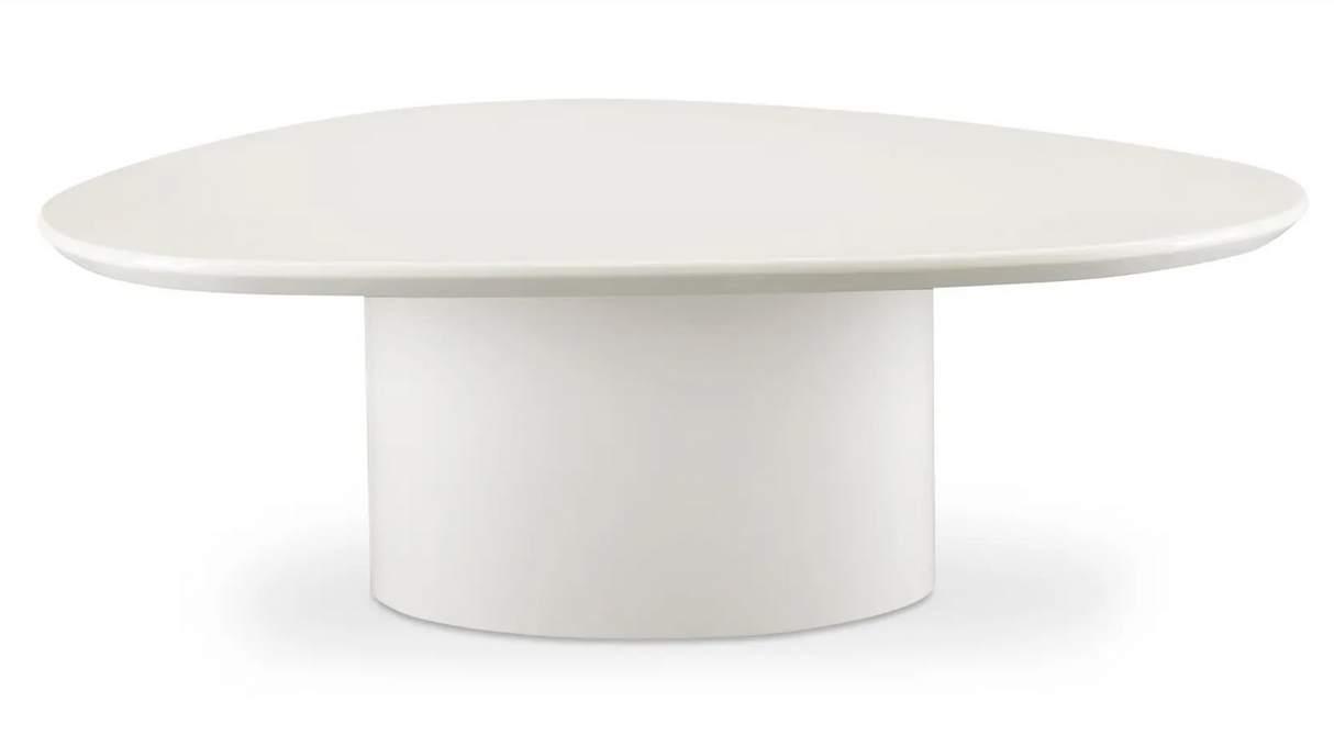 Eden Coffee Table Ivory Lacquer by Moe's Home at Eve Furniture