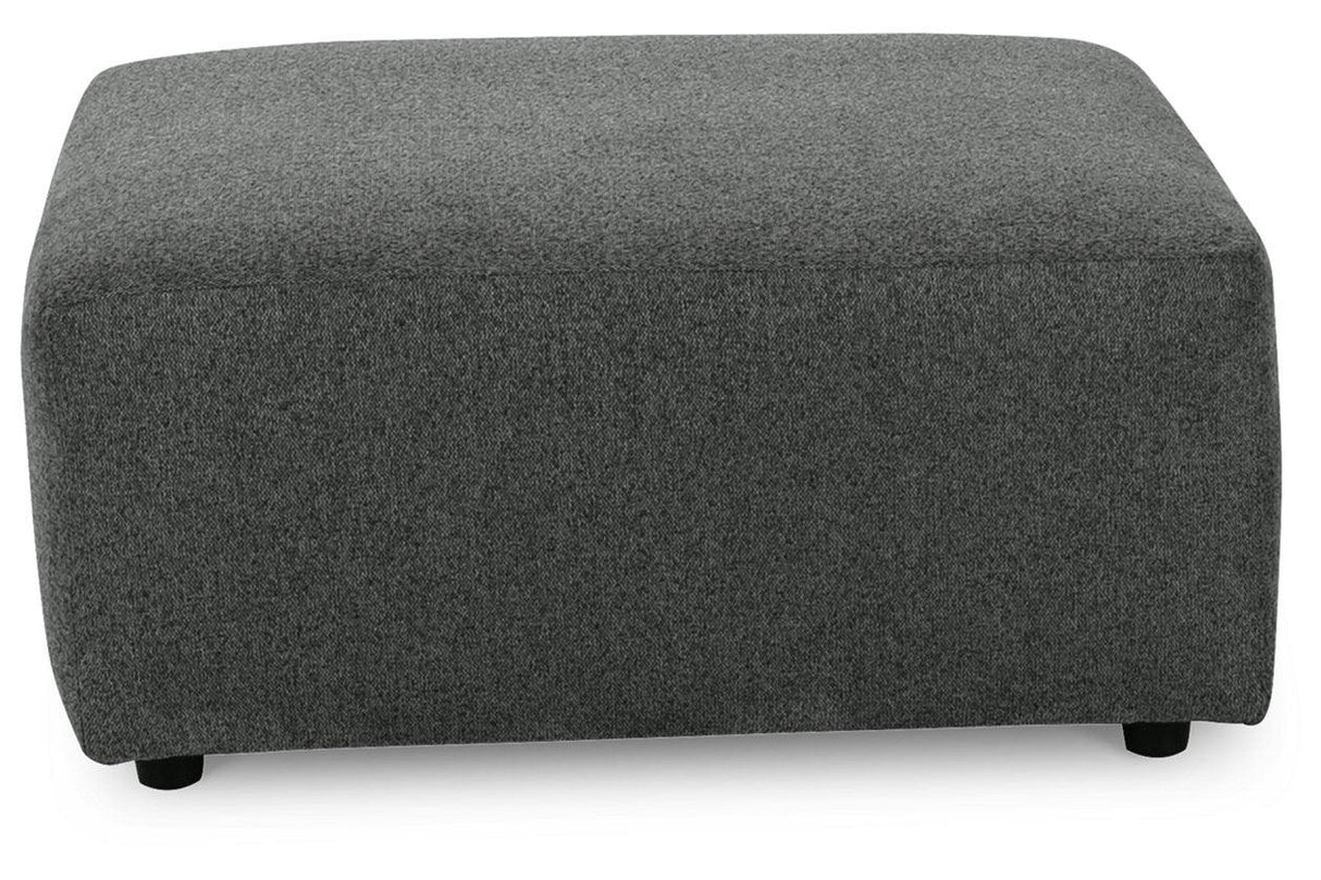 Edenfield Charcoal Oversized Accent Ottoman by Ashley at Eve Furniture