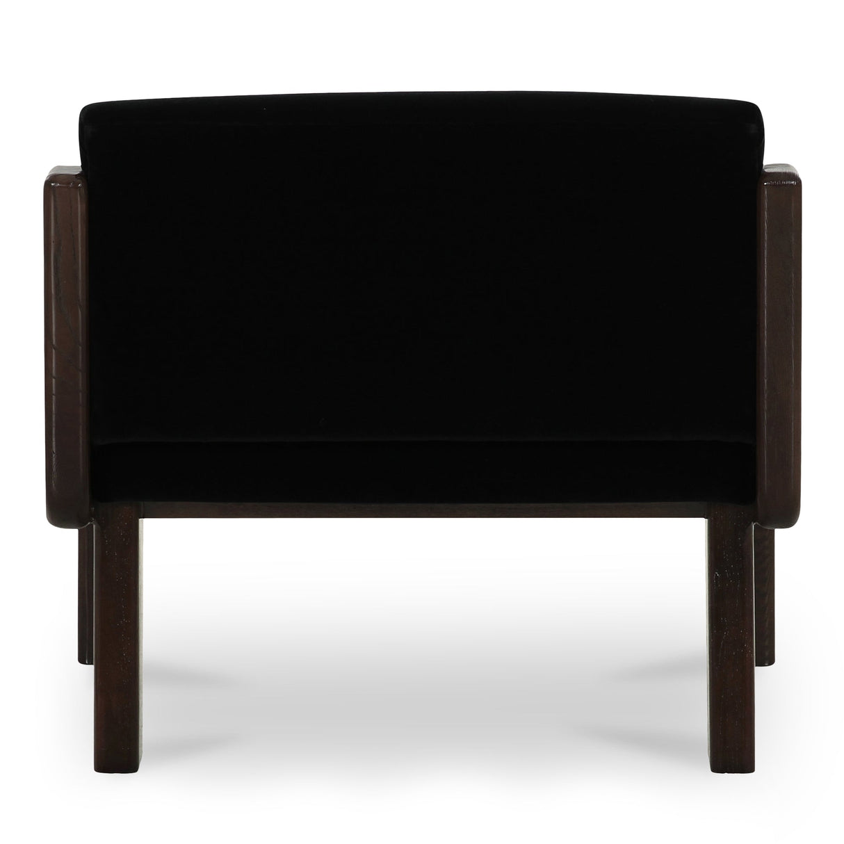 Edie Black Faux Mohair Accent Chair by Moe's Home at Eve Furniture