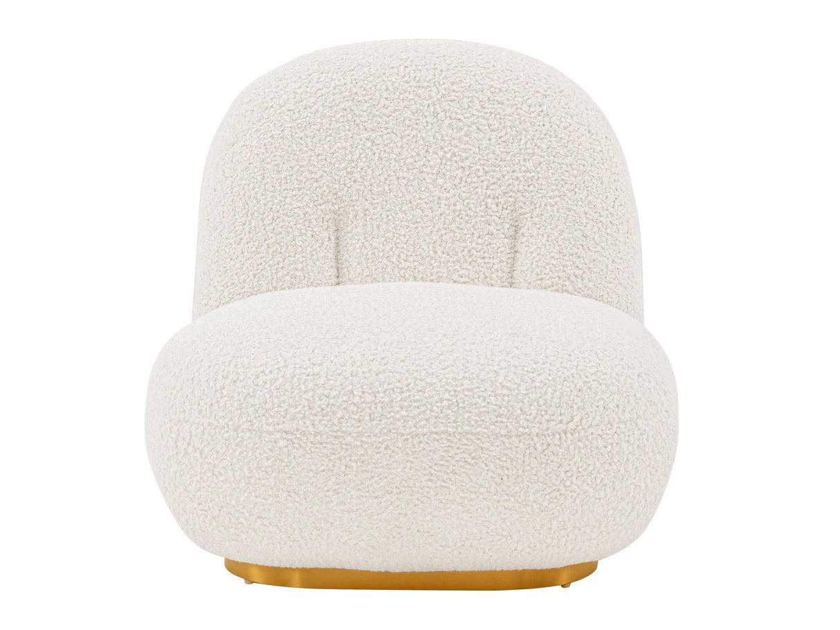 Edina Accent Chair in White by Manhattan Comfort at Eve Furniture