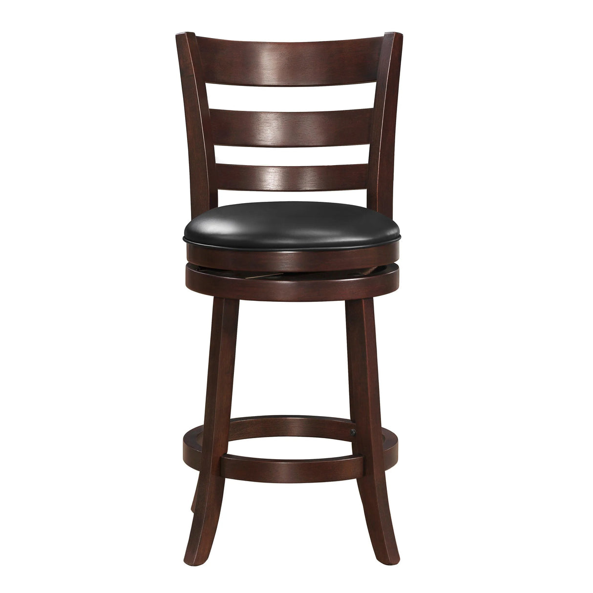 Edmond Dark Cherry Swivel Counter Height Chair by Homelegance at Eve Furniture