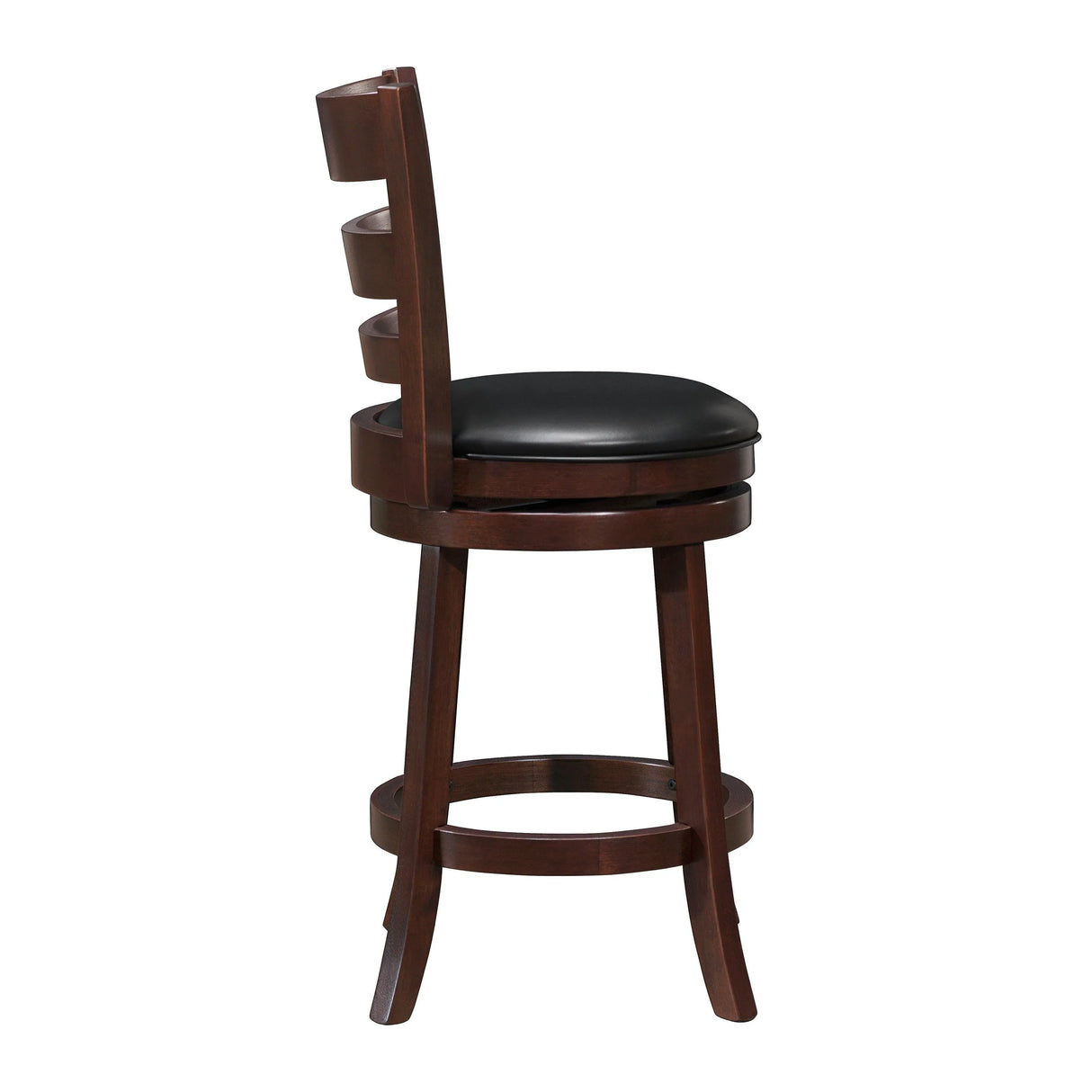 Edmond Dark Cherry Swivel Counter Height Chair by Homelegance at Eve Furniture