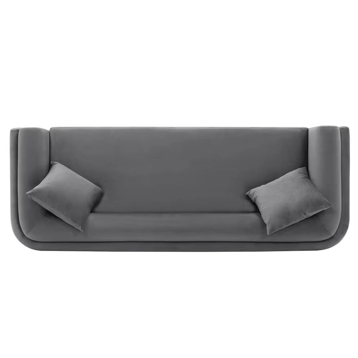 Edmonda Sofa in Dark Grey by Manhattan Comfort at Eve Furniture