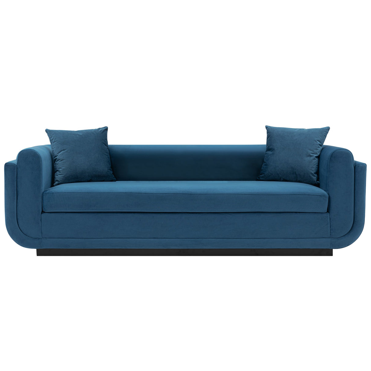 Edmonda Sofa in Sapphire Blue by Manhattan Comfort at Eve Furniture