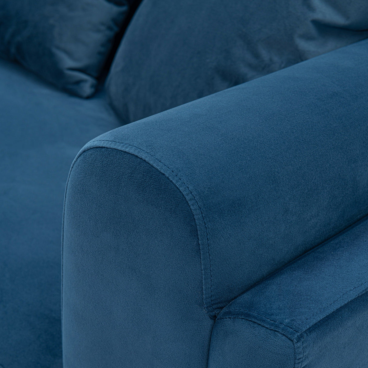 Edmonda Sofa in Sapphire Blue by Manhattan Comfort at Eve Furniture