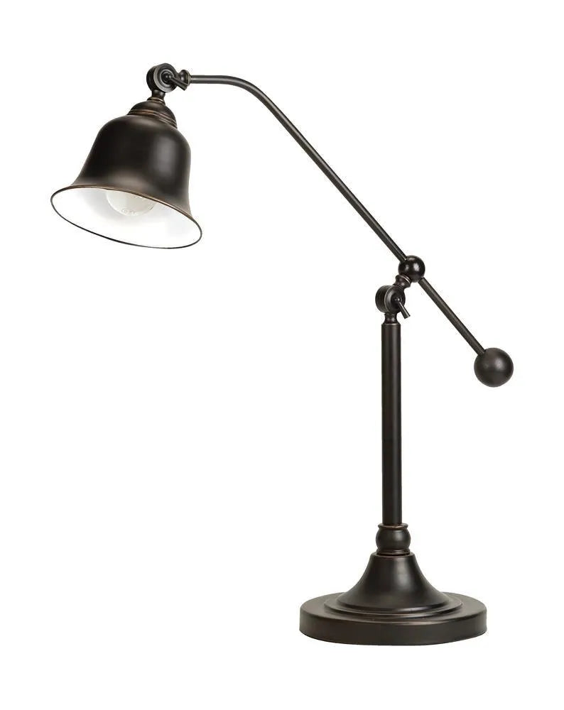 Eduardo Bell Shade Table Lamp Dark Bronze by Coaster at Eve Furniture