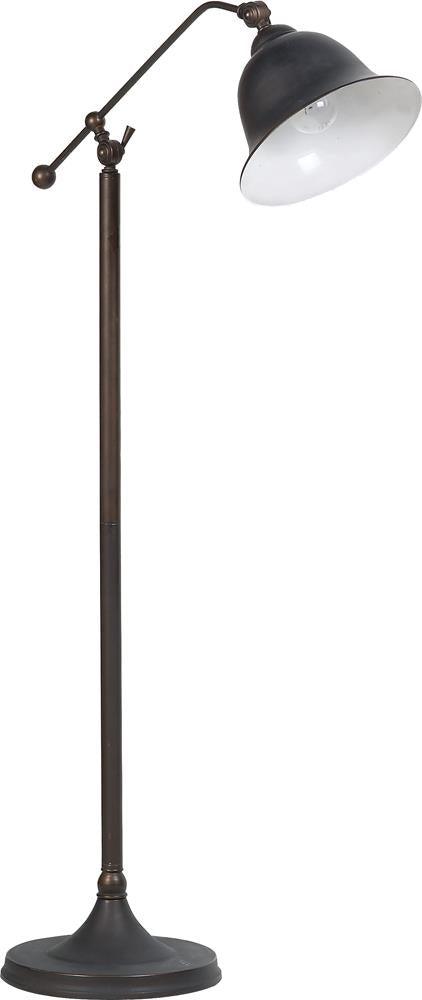 Eduardo Dark Bronze Bell Shade Floor Lamp by Coaster at Eve Furniture
