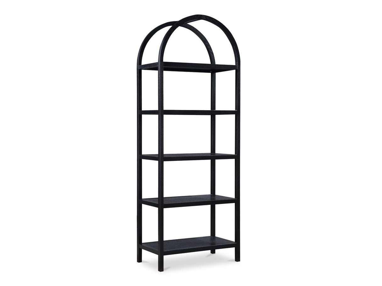 Eero Black Bookcase by Moe's Home at Eve Furniture