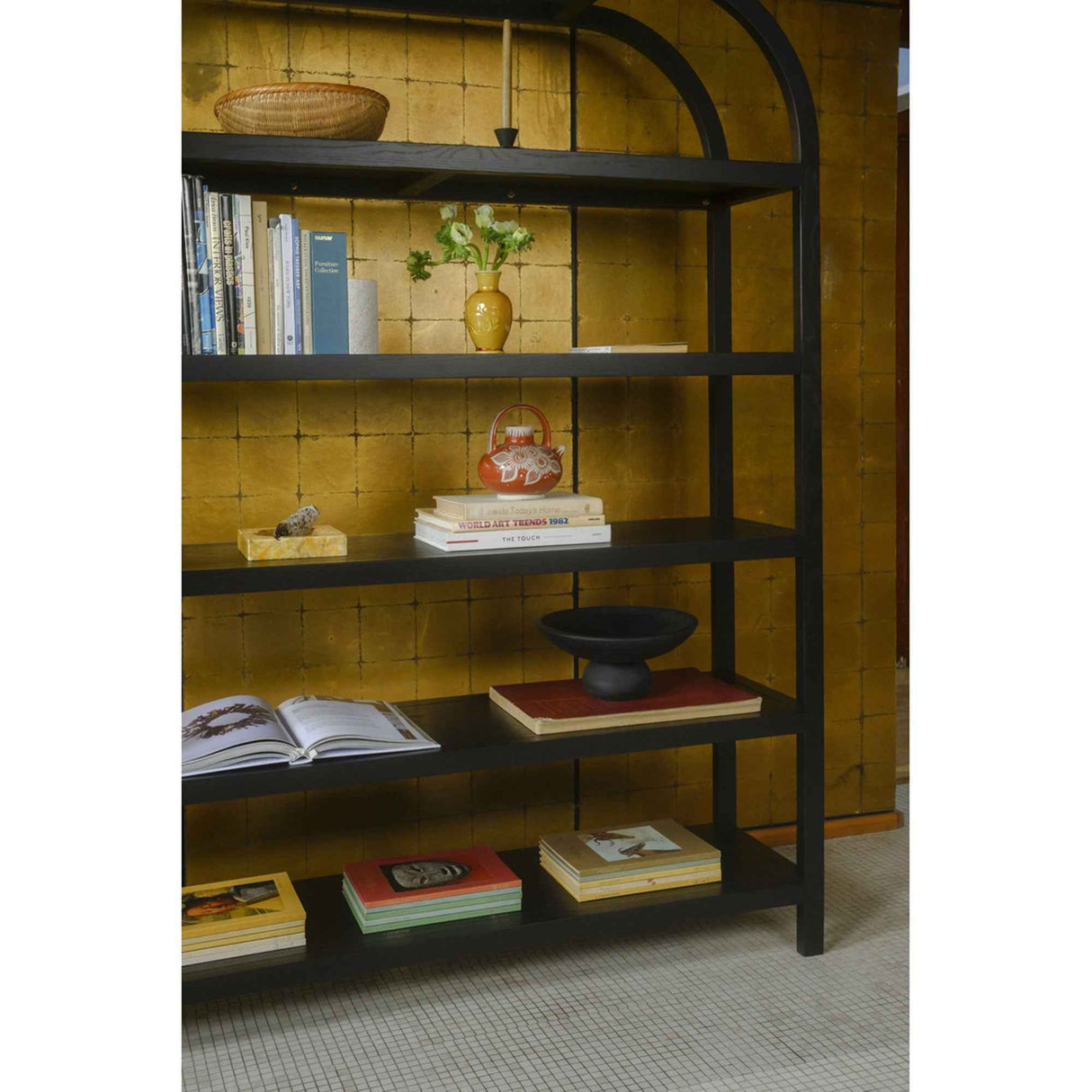 Eero Black Large Bookcase by Moe's Home at Eve Furniture