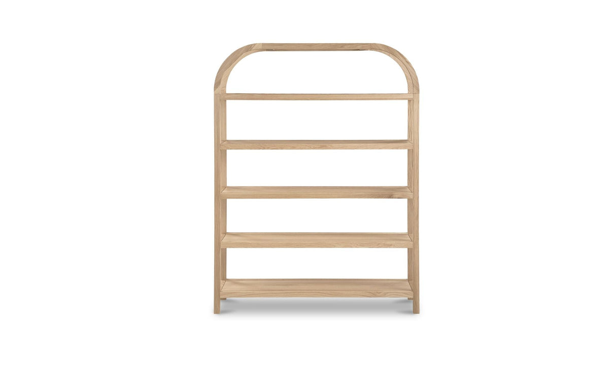 Eero Bookcase Large Natural by Moe's Home at Eve Furniture
