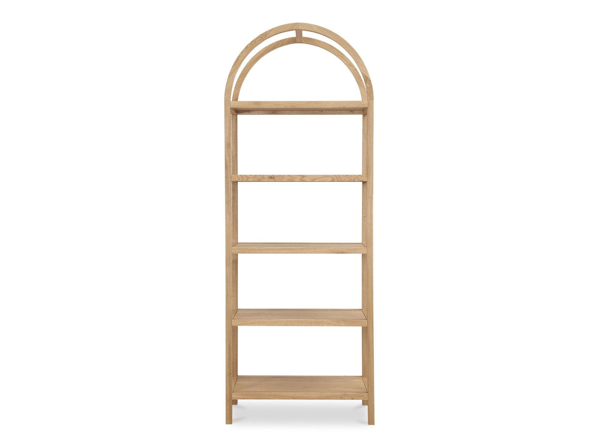 Eero Natural Bookcase by Moe's Home at Eve Furniture