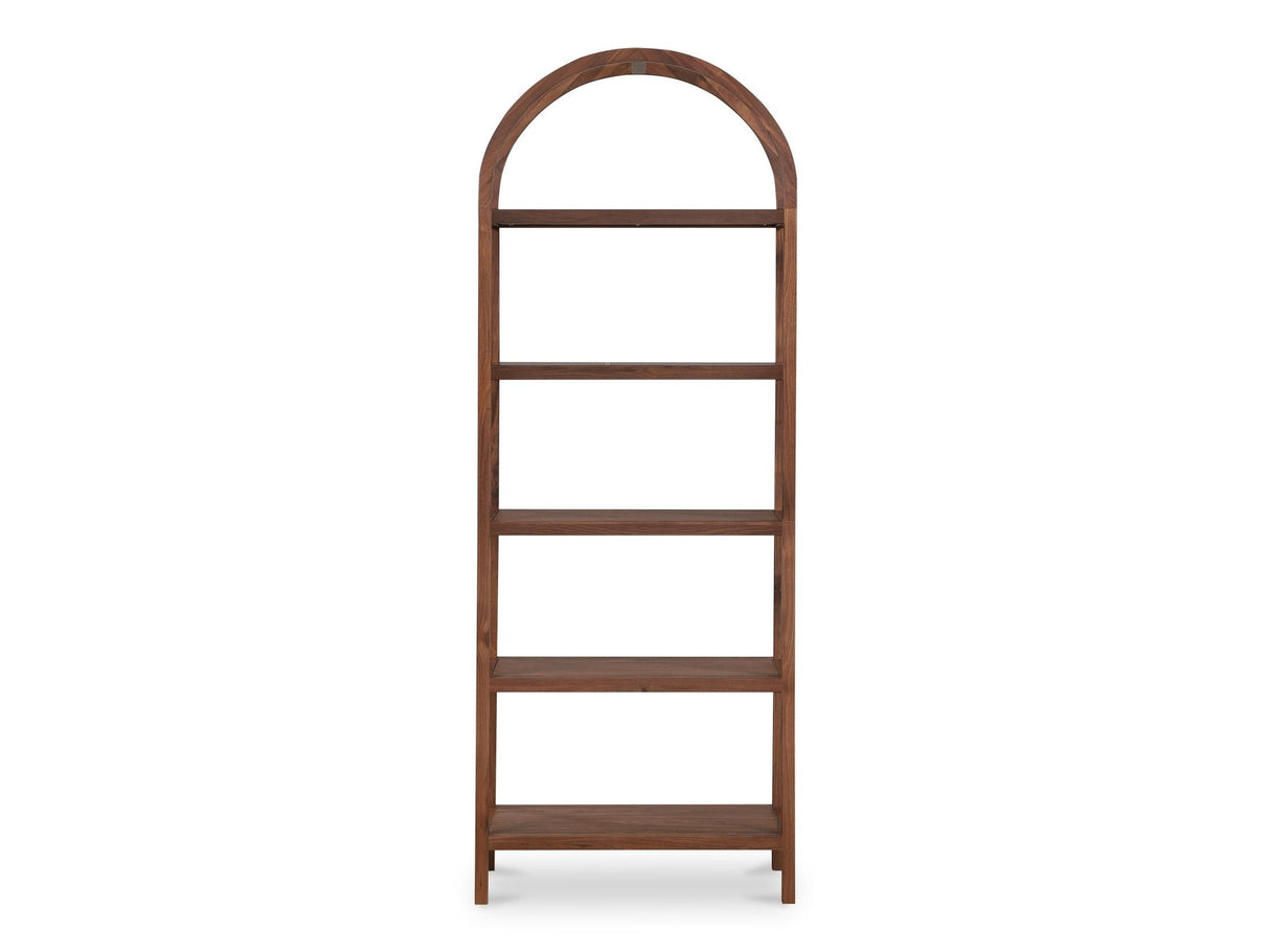 Eero Walnut Bookcase by Moe's Home at Eve Furniture