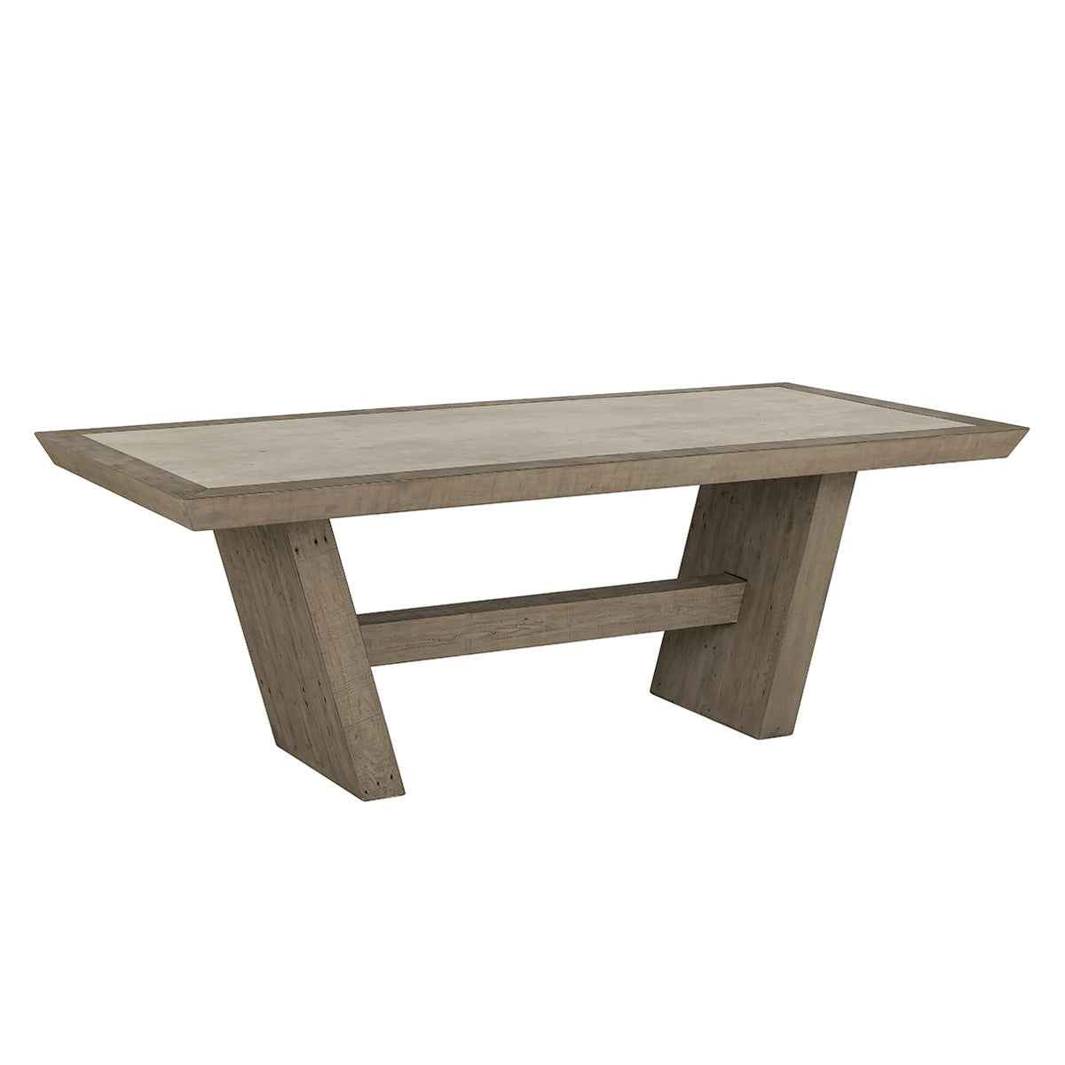 Efron Dining Table - Distressed Gray/Antique White by Classic Home at Eve Furniture