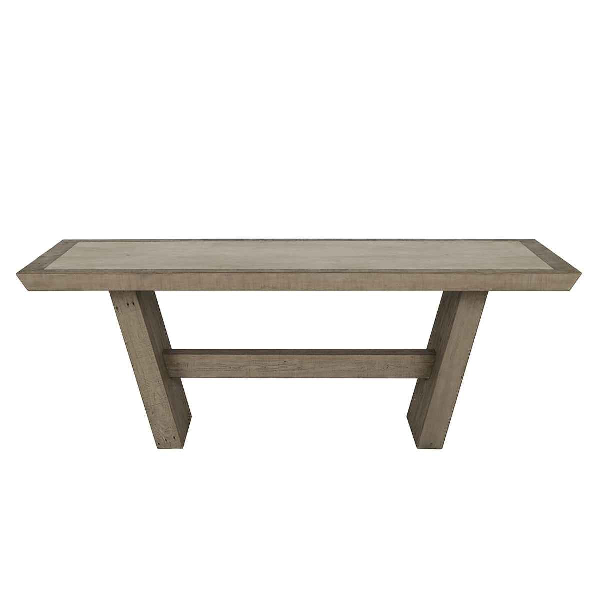 Efron Dining Table - Distressed Gray/Antique White by Classic Home at Eve Furniture