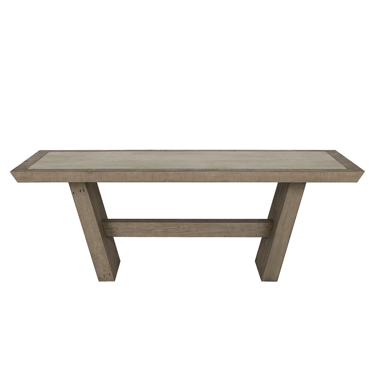 Efron Dining Table - Distressed Gray/Antique White by Classic Home at Eve Furniture