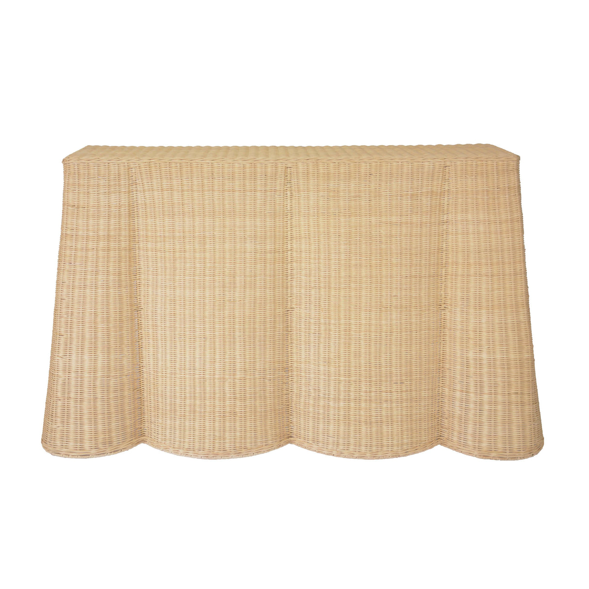 Egan Natural Rattan Console Table by TOV Furniture at Eve Furniture