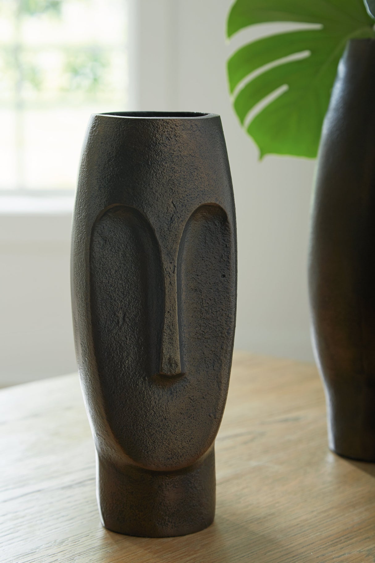 Elanman Antique Bronze Finish Vase by Ashley at Eve Furniture