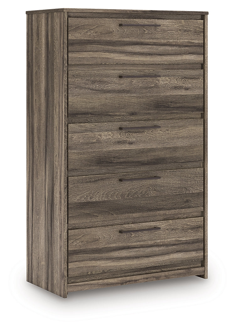 Elbrim Brown Chest of Drawers by Ashley at Eve Furniture