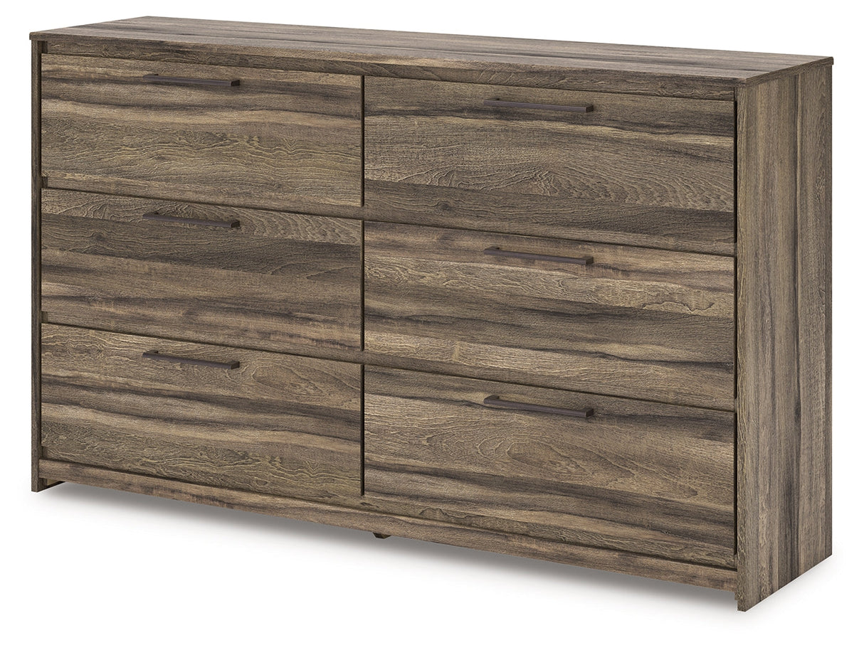 Elbrim Brown Dresser by Ashley at Eve Furniture