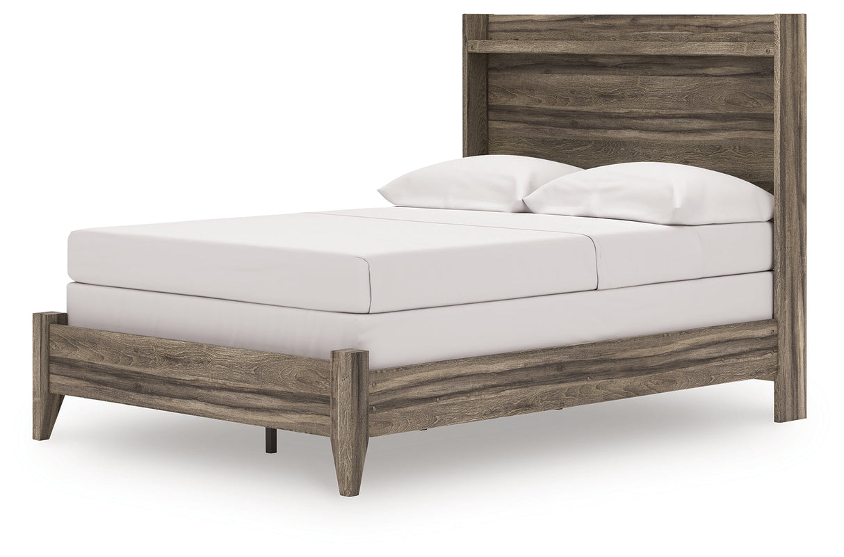 Elbrim Brown Full Panel Bedroom Set by Ashley at Eve Furniture