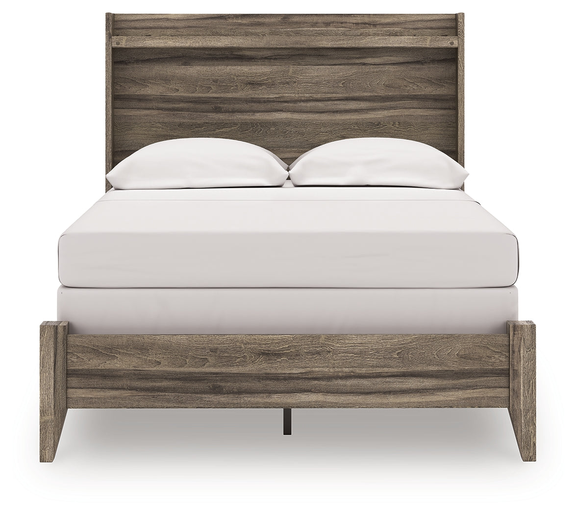 Elbrim Brown Full Panel Bedroom Set by Ashley at Eve Furniture