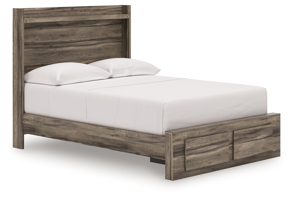 Elbrim Brown Full Panel Storage Bed by Ashley at Eve Furniture