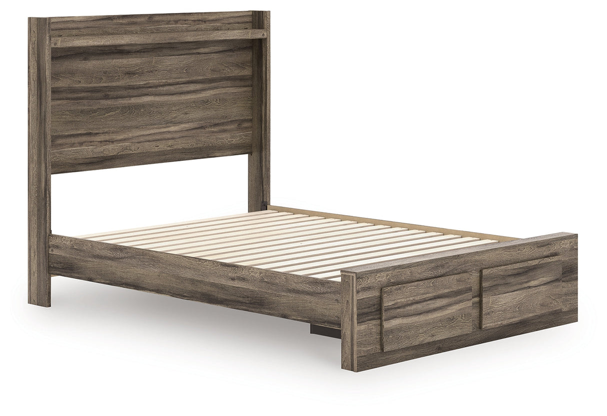 Elbrim Brown Full Panel Storage Bed by Ashley at Eve Furniture