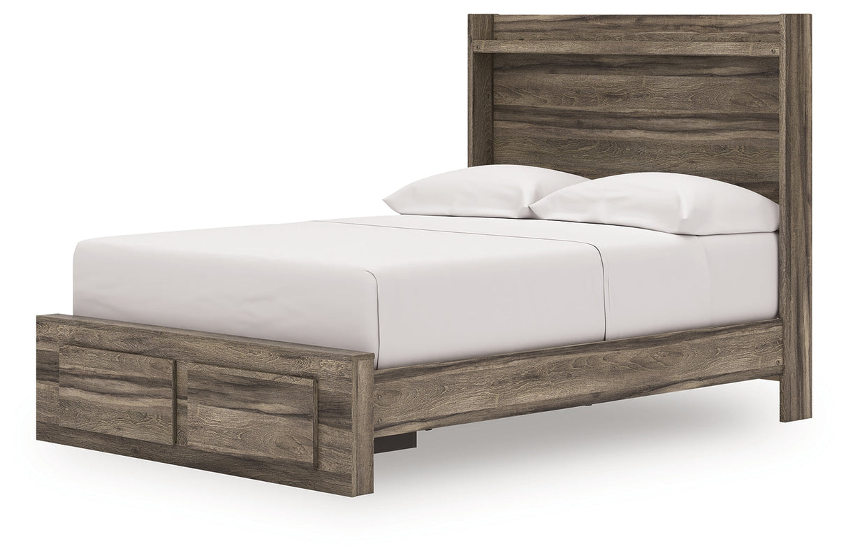 Elbrim Brown Full Panel Storage Bed by Ashley at Eve Furniture