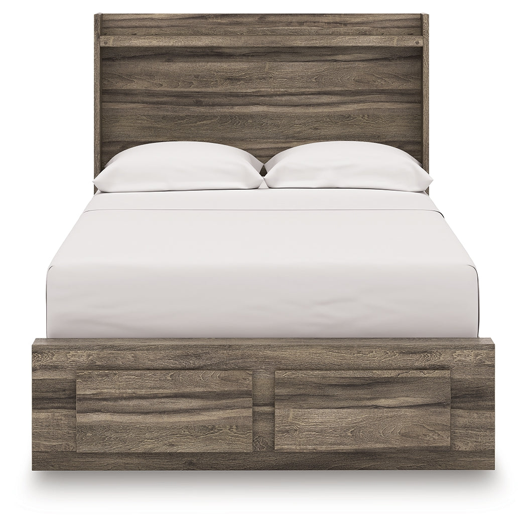 Elbrim Brown Full Panel Storage Bed by Ashley at Eve Furniture