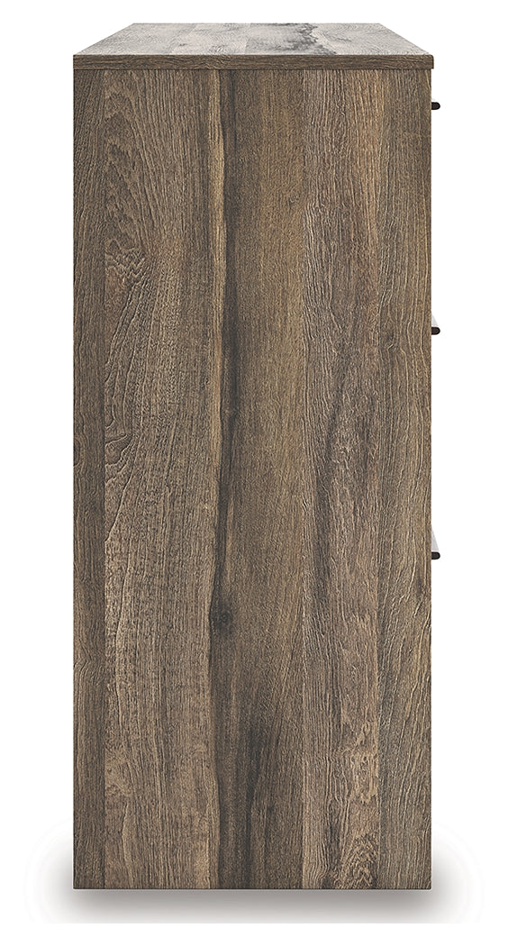 Elbrim Brown King Panel Storage Bedroom Set with Dresser and Nightstand by Ashley at Eve Furniture
