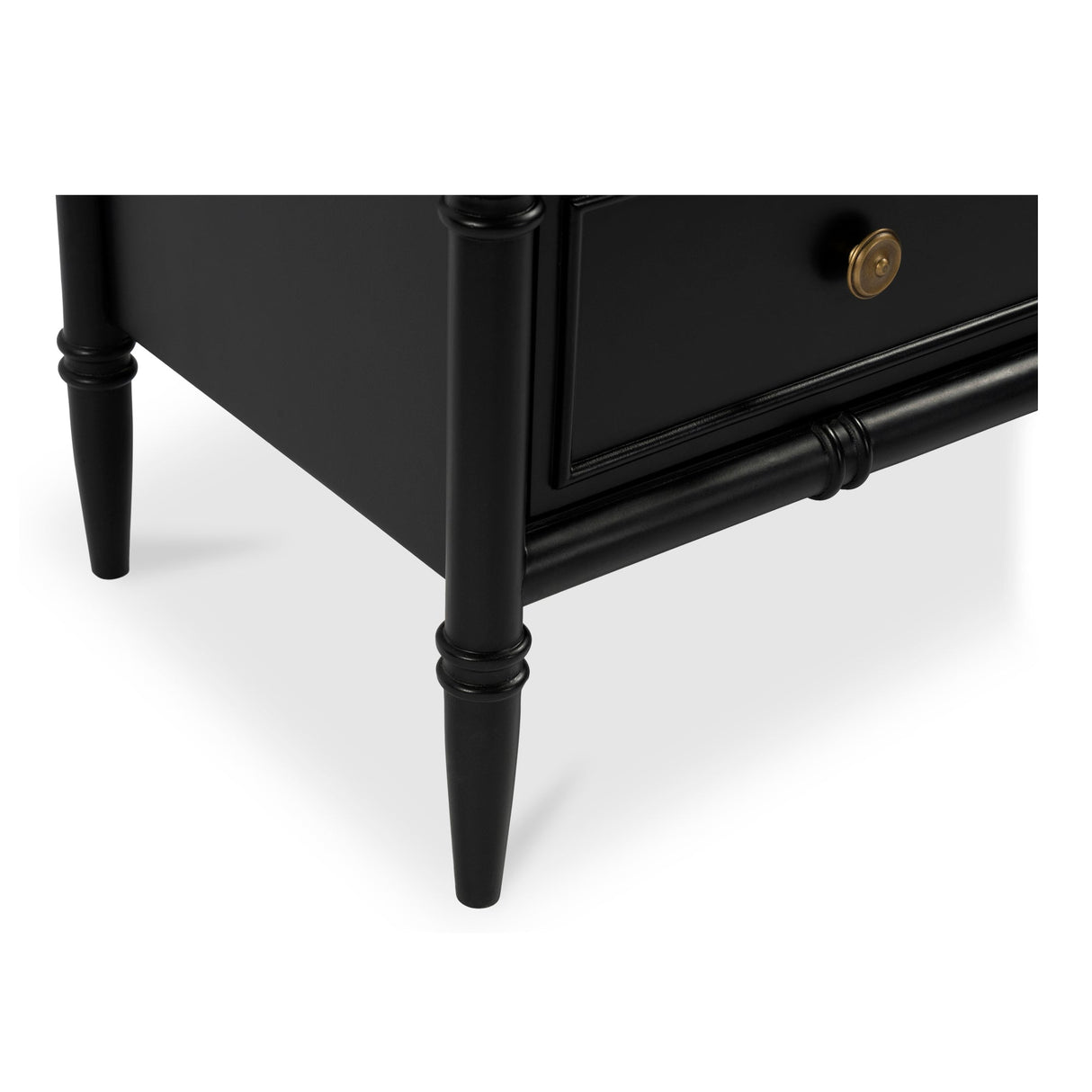 Eleanor Black 5 Drawer Chest by Moe's Home at Eve Furniture