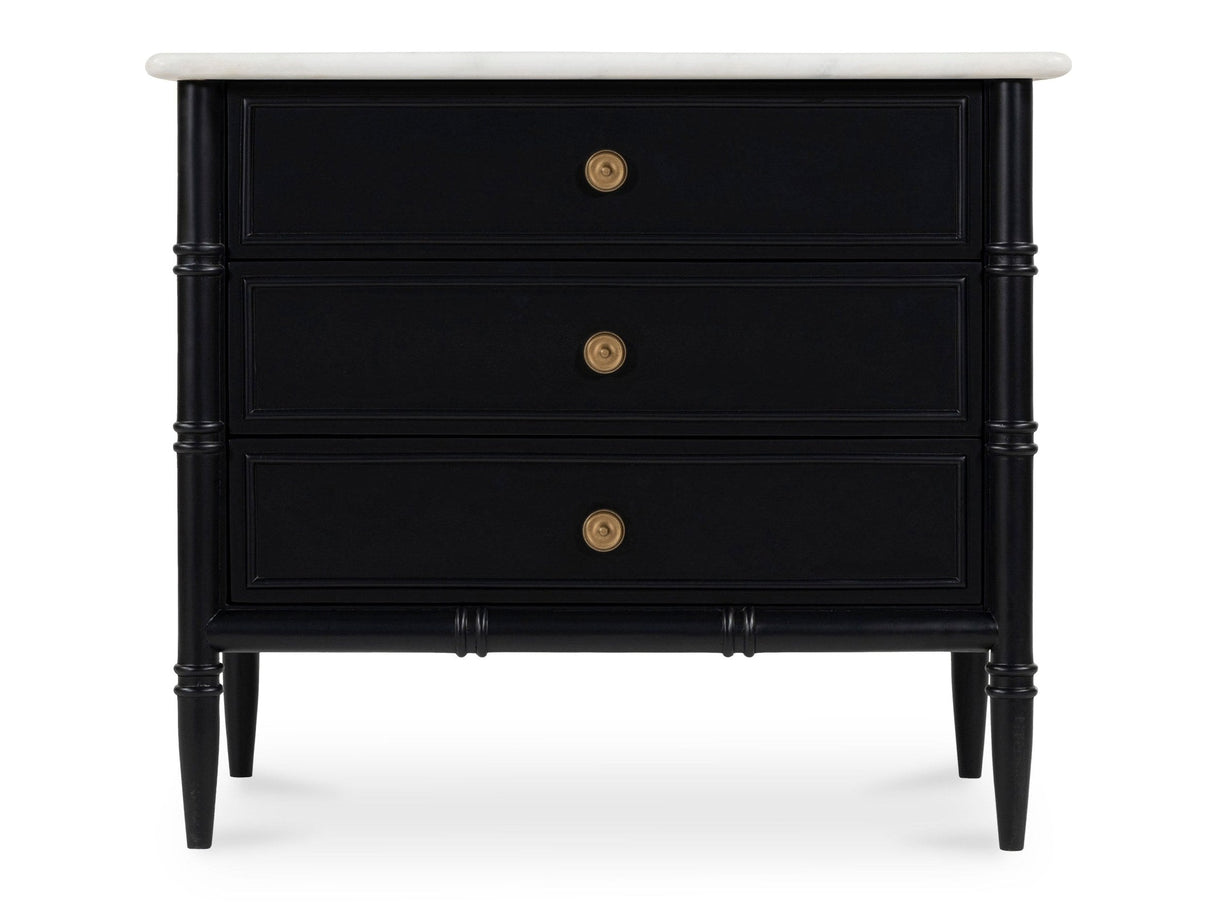 Eleanor Black Nightstand by MOES at Eve Furniture